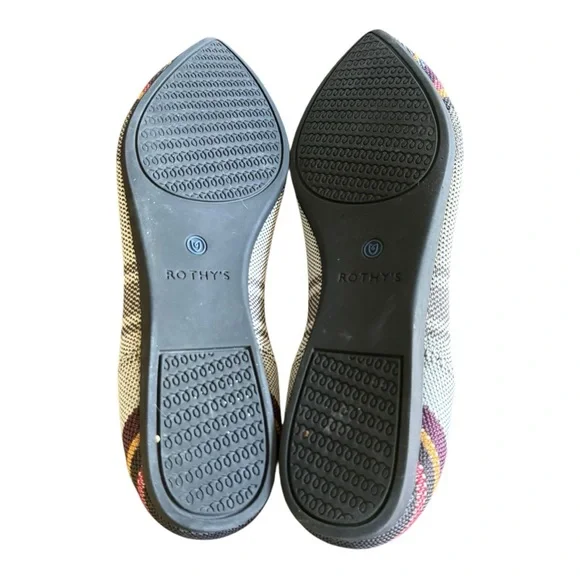 ROTHY’S STRIPED FLATS NWOB - Picture 3 of 6